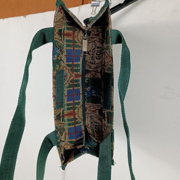Golf Themed Tapestry Tote Bag With Zippered Pocket & Coin Purse - Picture 8 of 14